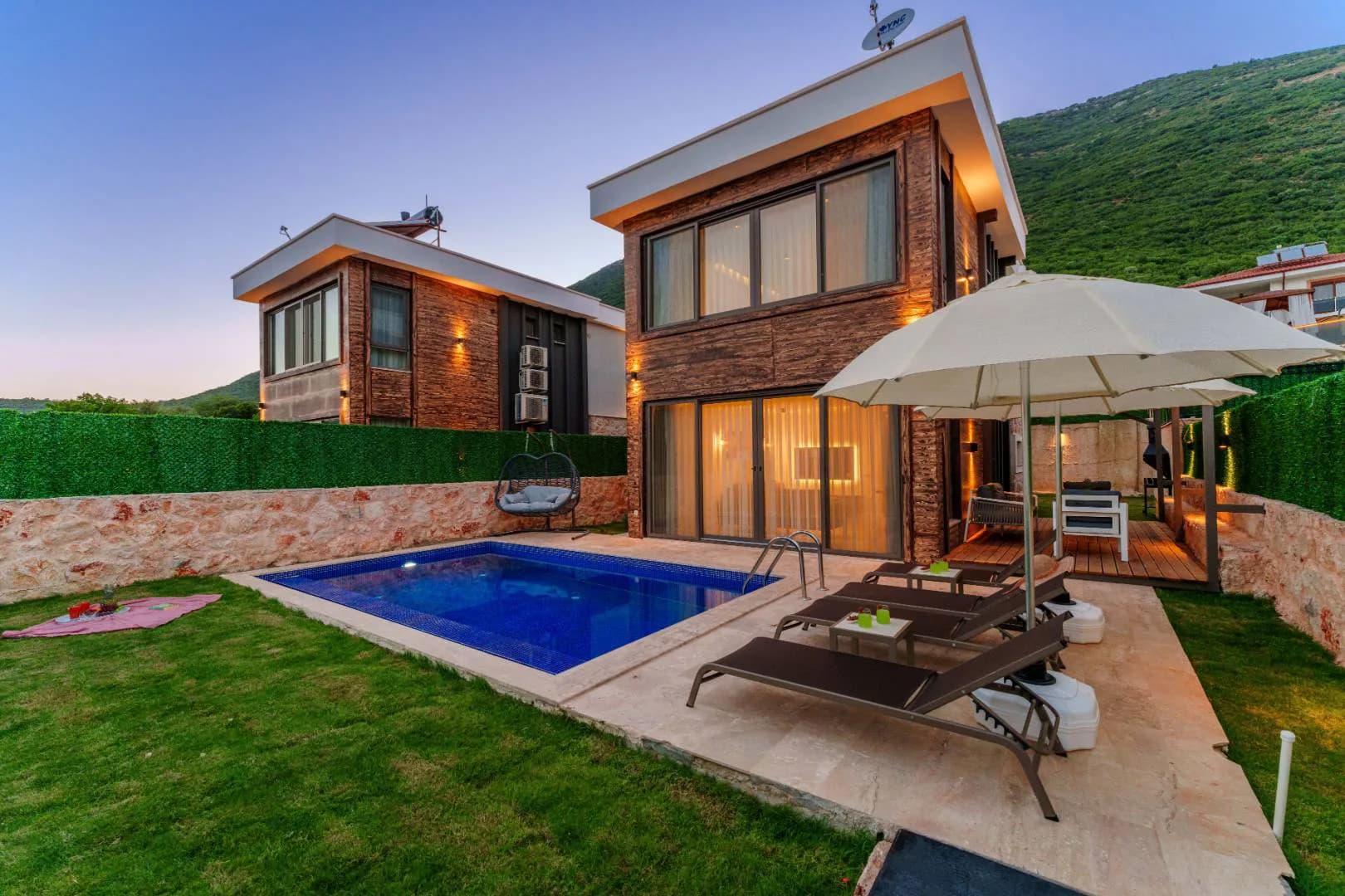 Kaş Çukurbağ'da Çekirdek Ailelere Uygun, Özel Havuzlu, Kiralık Villa görsel 2