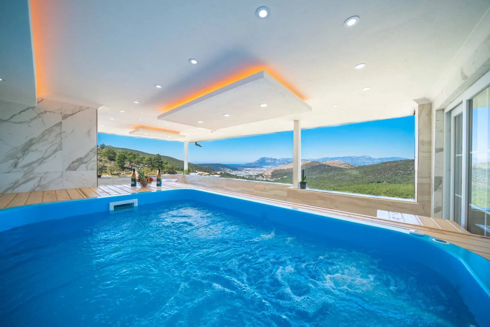 Kaş İslamlar'da Doğa Manzaralı, Serinleme Havuzlu, Kiralık Villa görsel 2