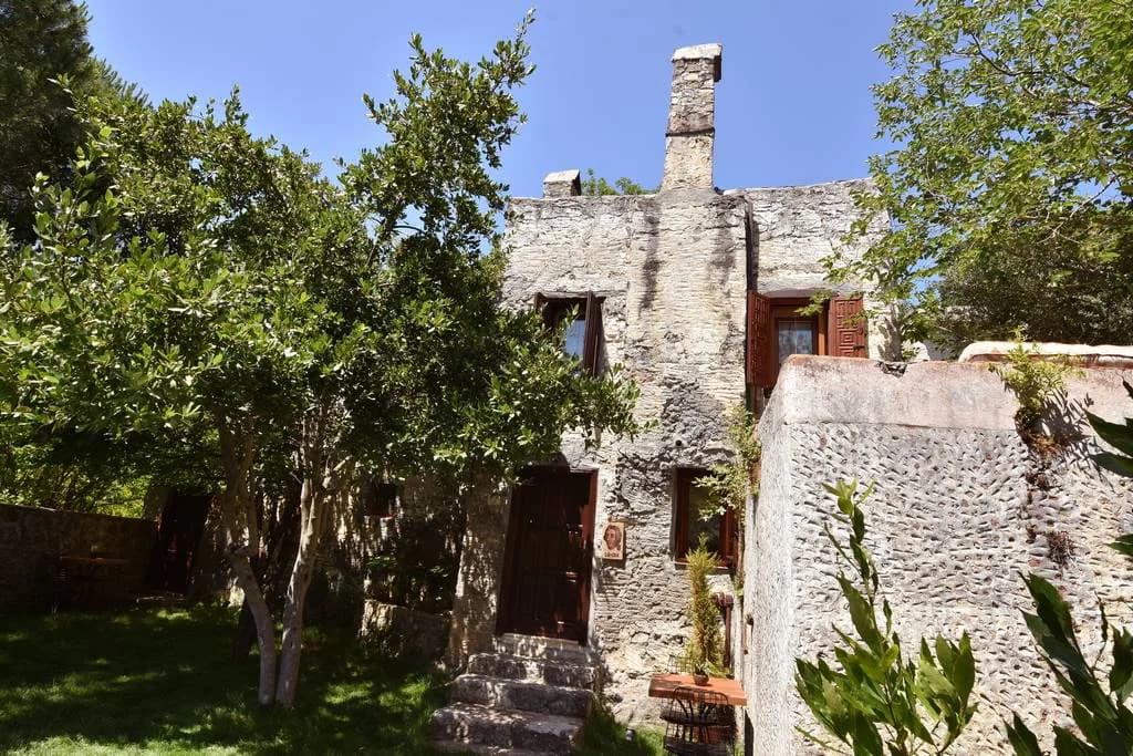 Fethiye Kayaköy'de Rum Mimarisine Sahip, Özel Havuzlu, Bahçeli Villa görsel 2
