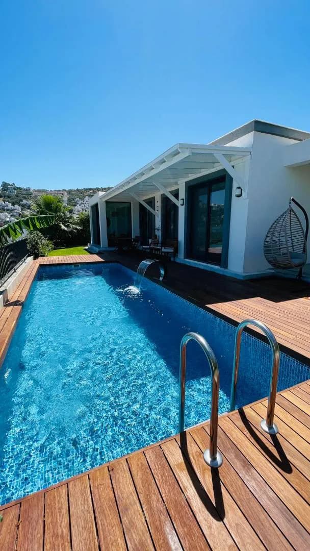 Bodrum Gündoğan'da Yeşillikler İçerisinde, Özel Havuzlu, Kiralık Villa görsel 3