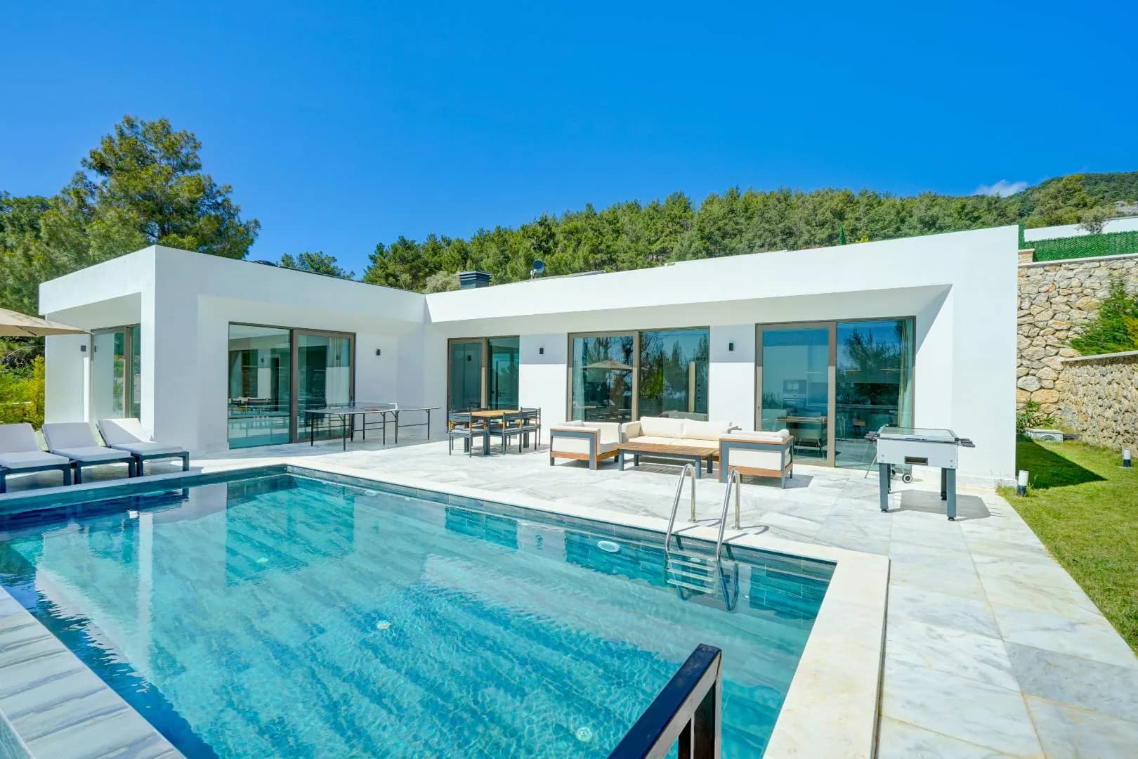 Kaş İslamlar'da Doğa İçerisinde, Çift Jakuzili, Lüks Villa görsel 1