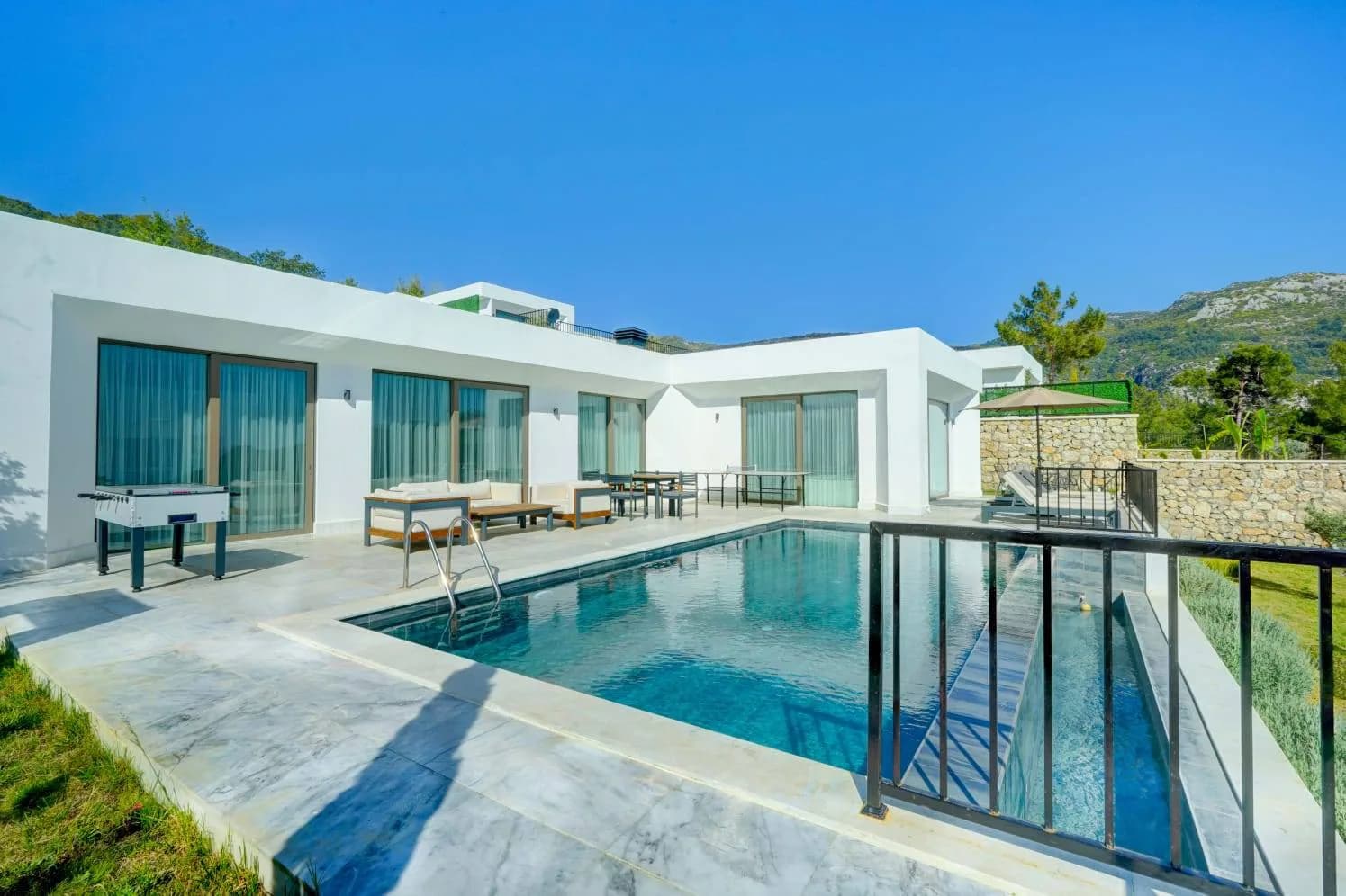 Kaş İslamlar'da Deniz Manzaralı, Özel Havuzlu, Çift Jakuzili Villa görsel 1