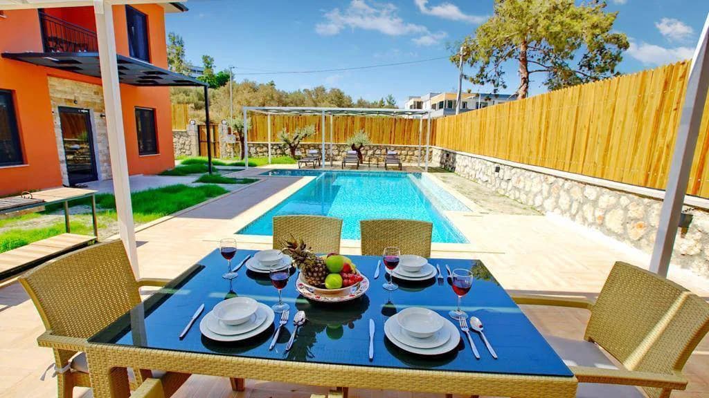 Kaş Patara'da Ferah Bahçeli, Özel Havuzlu, Saunalı, Jakuzili Villa görsel 2