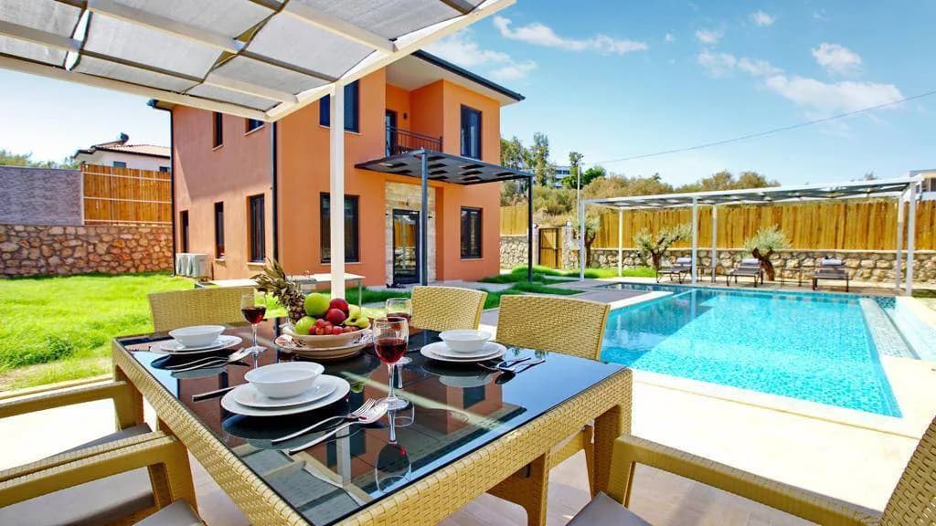 Kaş Patara'da Ferah Bahçeli, Özel Havuzlu, Saunalı, Jakuzili Villa görsel 3