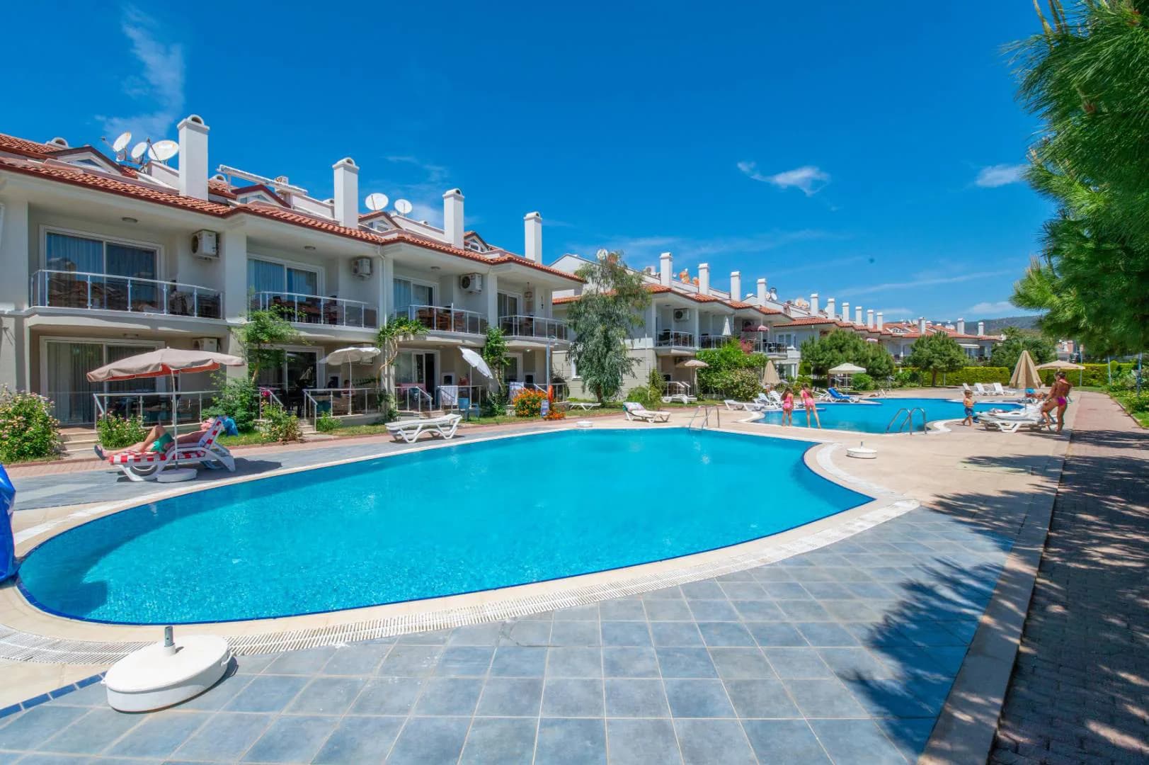 Fethiye Foça'da Çalış Plajına Yakın, Ortak Havuzlu, 1+1 Daire görsel 1