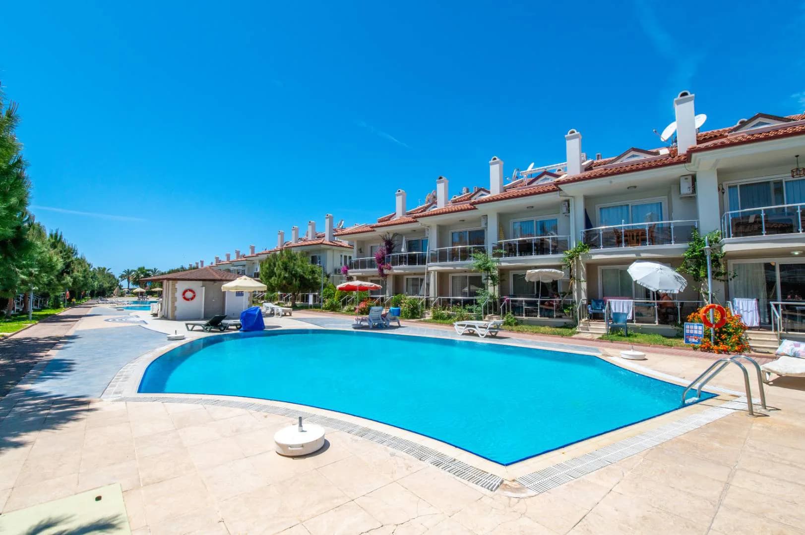 Fethiye Foça'da Çalış Plajına Yakın, Ortak Havuzlu, 1+1 Daire görsel 2