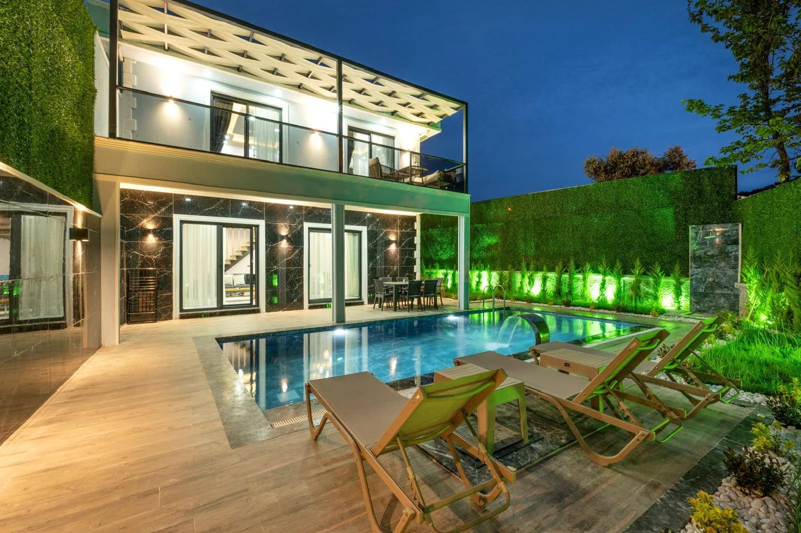 Fethiye Eldirek'te Sakin Konumda, Özel Havuzlu, Muhafazakar Villa görsel 3