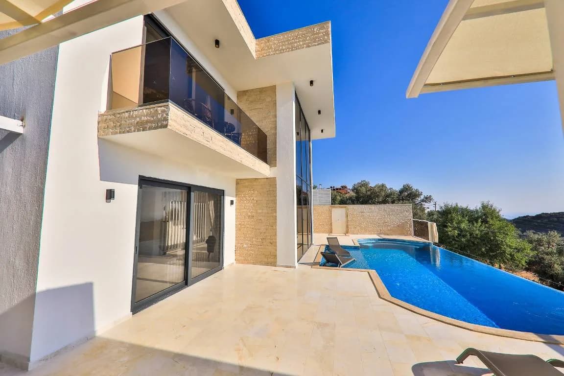 Kaş Bezirgan'da Doğayla İç İçe, Özel Havuzlu, Manzaralı Villa görsel 3