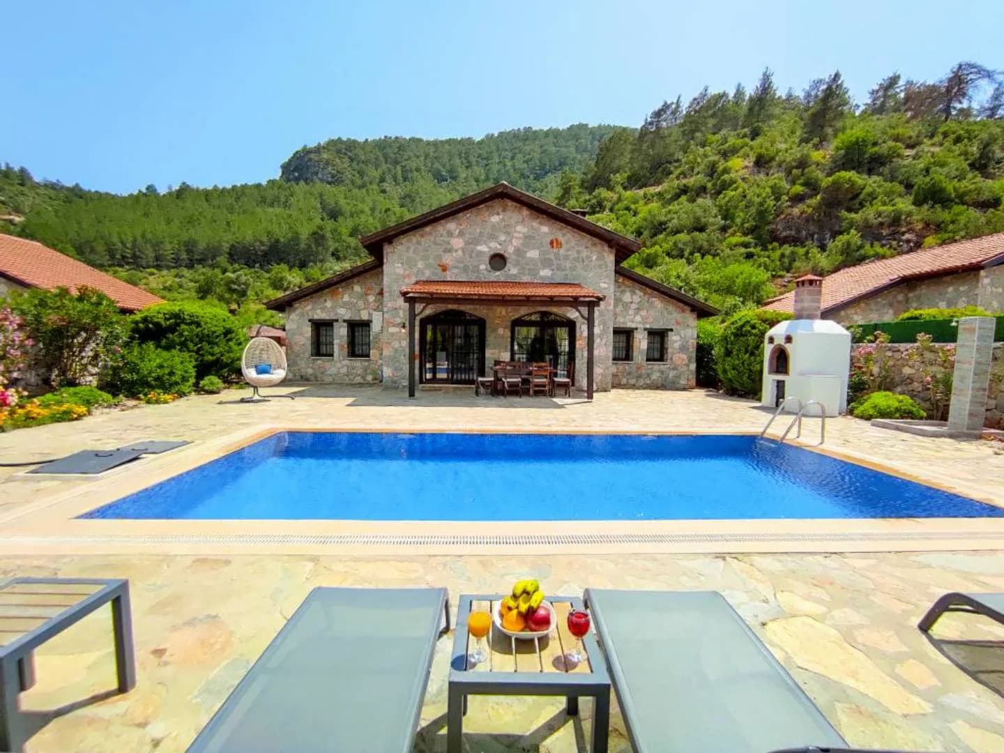 Fethiye Kayaköy'de Doğanın Kalbinde, Özel Havuzlu, Korunaklı Villa görsel 2