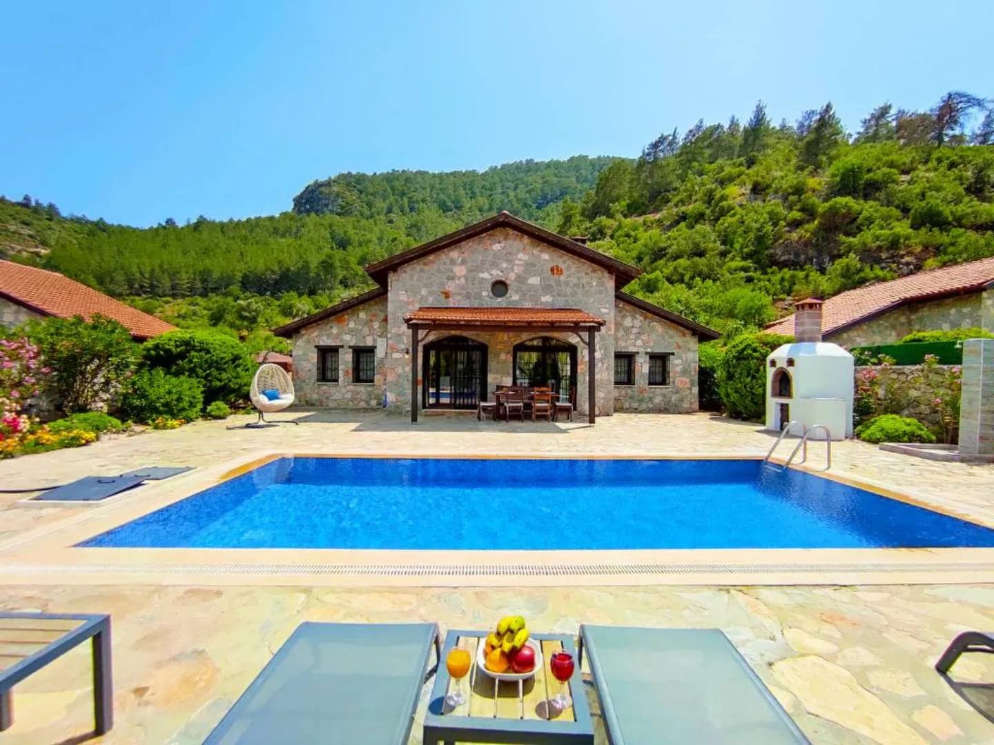 Fethiye Kayaköy'de Doğanın Kalbinde, Özel Havuzlu, Korunaklı Villa görsel 3