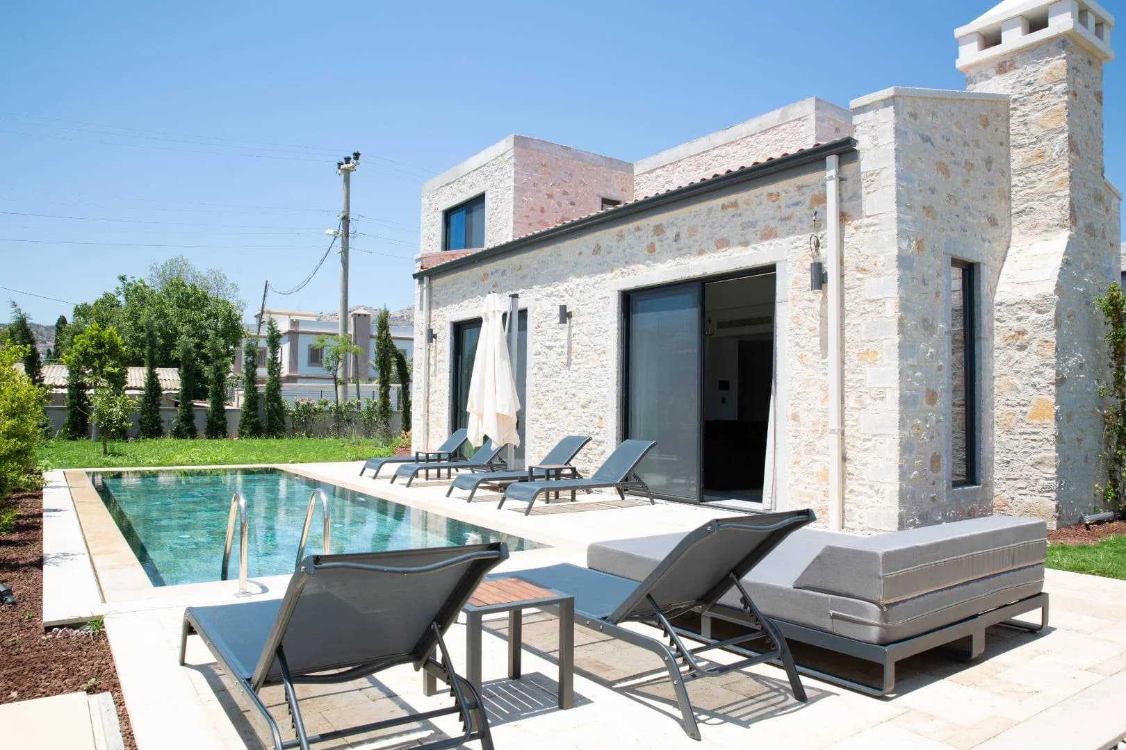 Bodrum Müskebi'de Denize Yakın Konumda, Özel Havuzlu, 3+1 Villa görsel 1