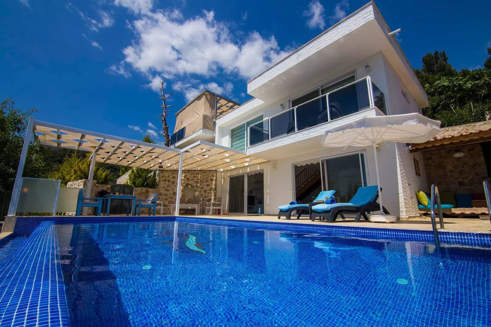 Kaş İslamlar'da Balayı Çiftlerine Uygun, Özel Havuzlu, Nezih Villa görsel 1