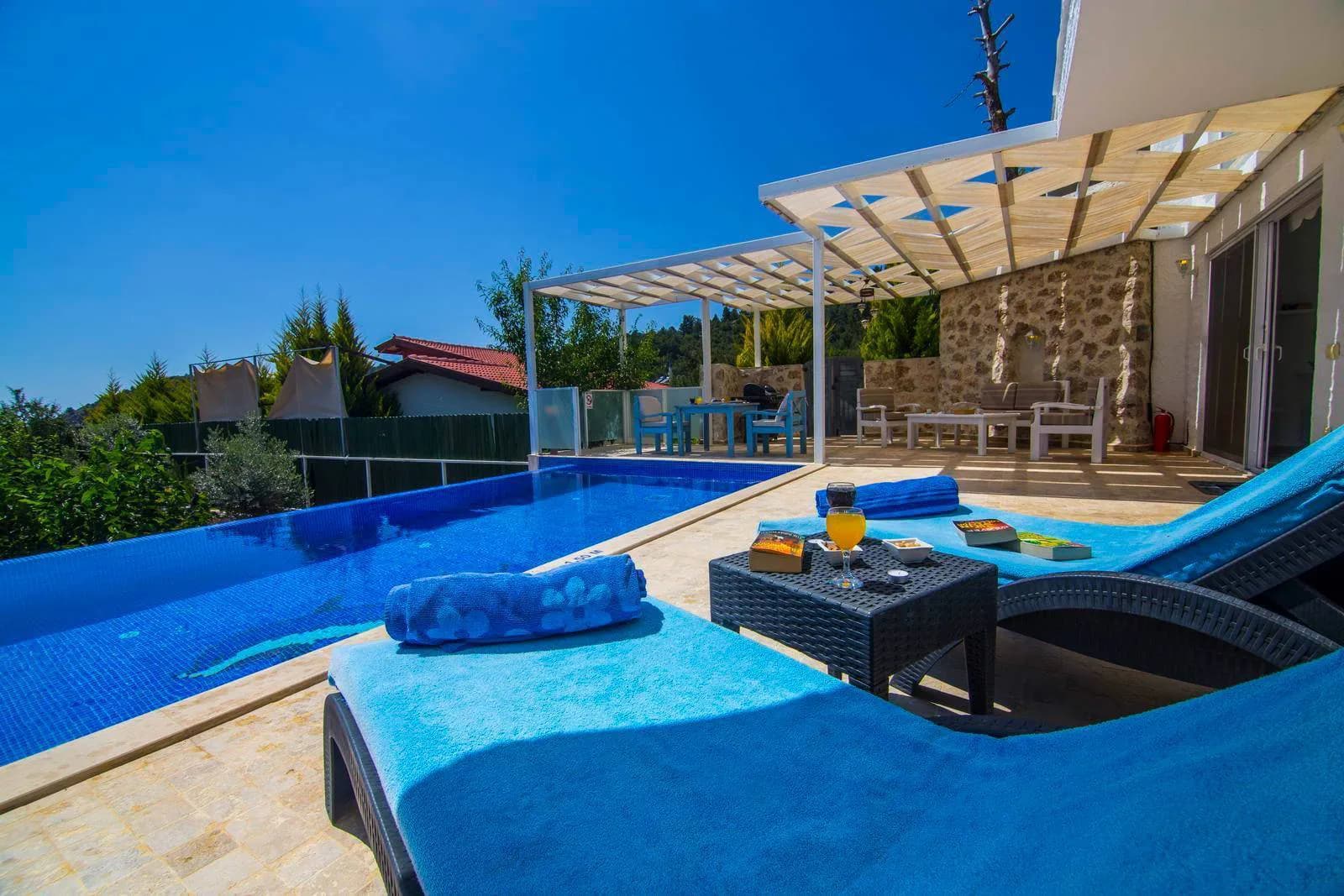 Kaş İslamlar'da Balayı Çiftlerine Uygun, Özel Havuzlu, Nezih Villa görsel 2