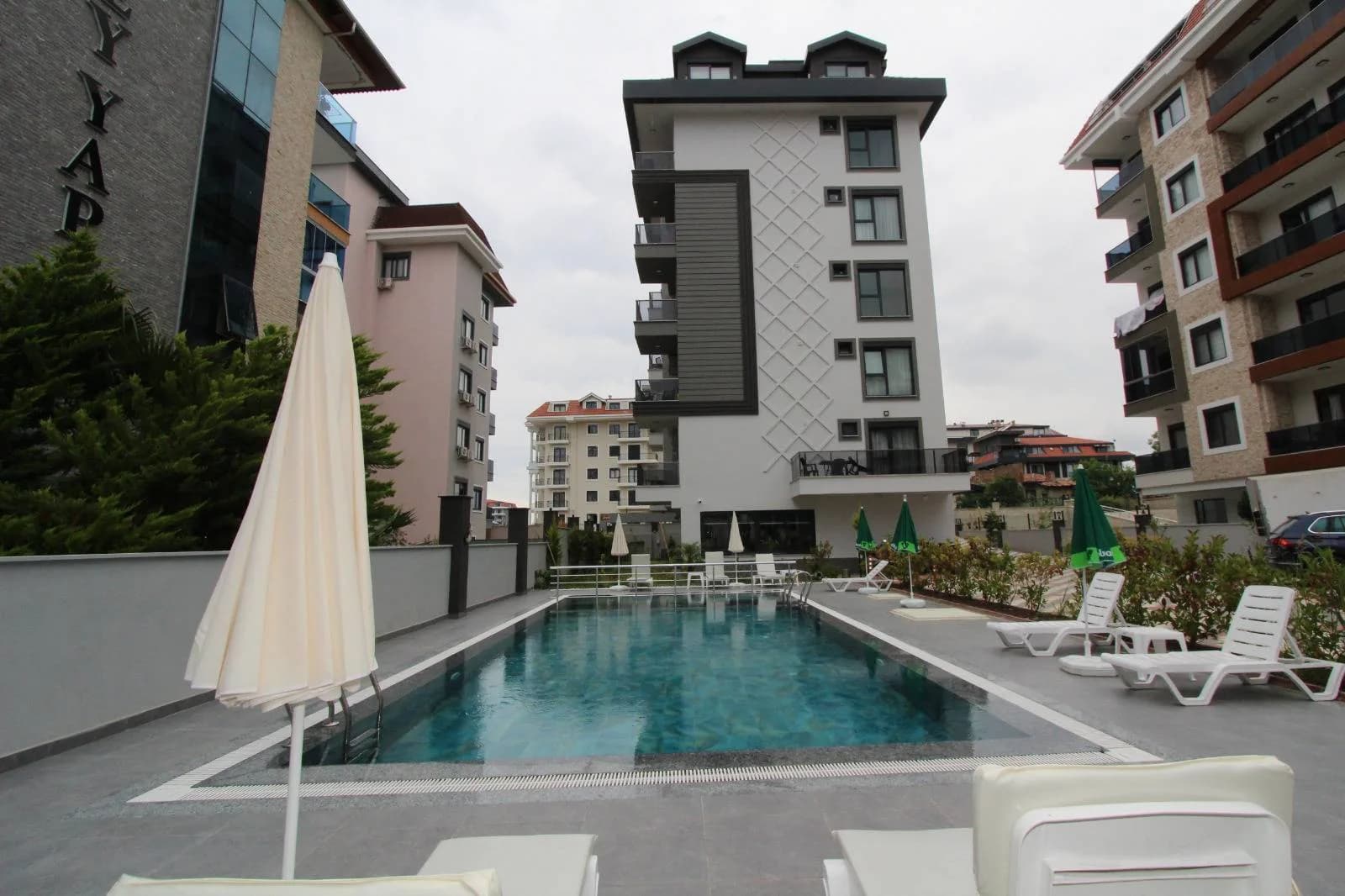 Alanya Kestel'de Denize Yakın Konumda, Ortak Havuzlu, Kiralık Daire görsel 1