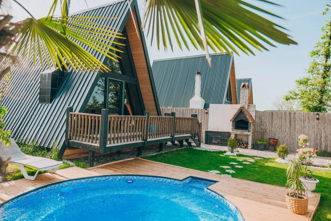 Sapanca Şükriye'de Doğa İçinde, Özel Havuzlu, Kiralık Bungalov görsel 1