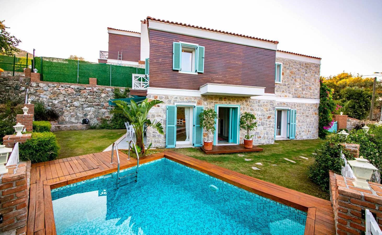 Marmaris Selimiye'de Merkezi Konumda, Özel Havuzlu, Kiralık Villa görsel 2