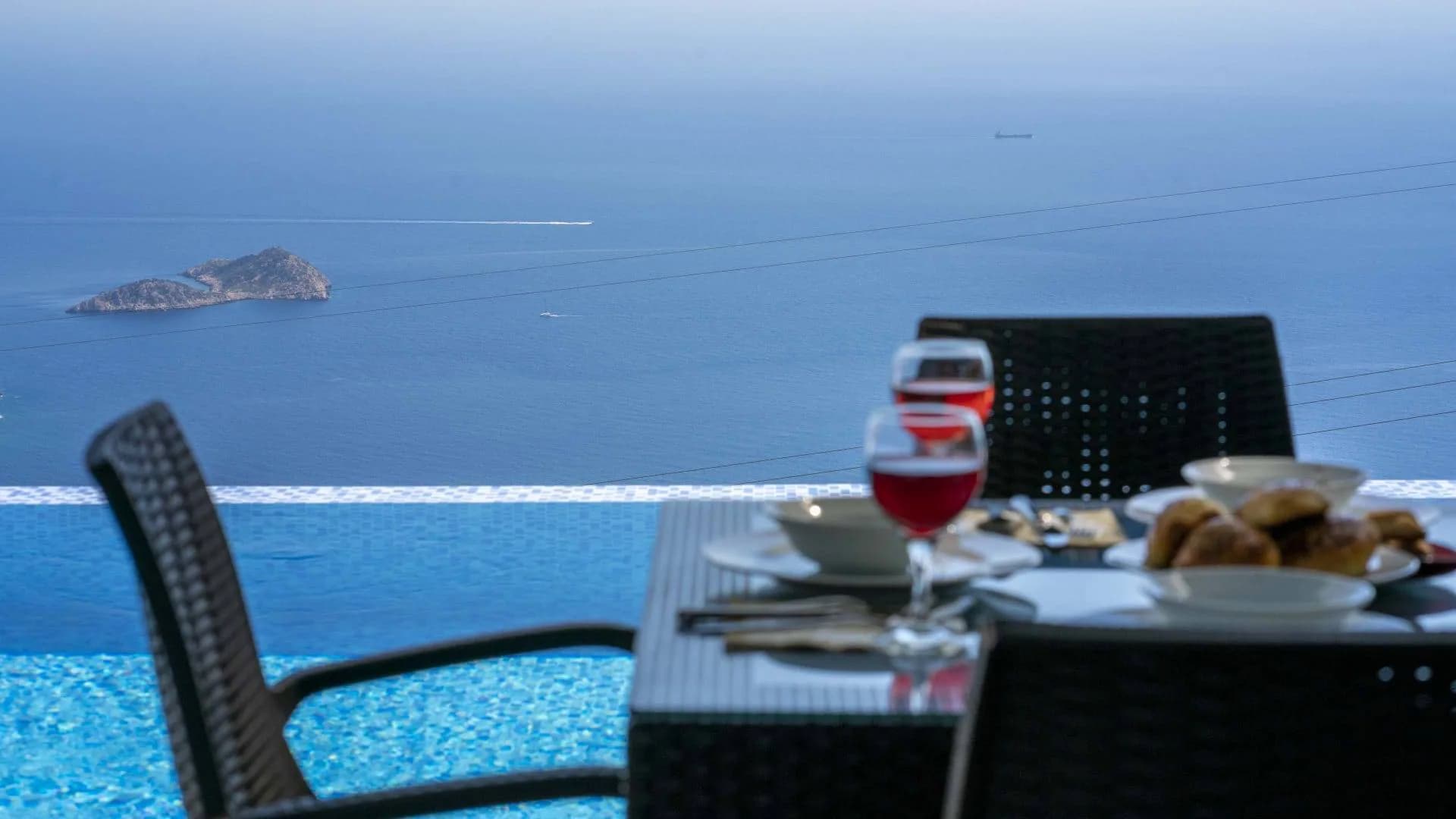 Kaş Bezirgan'da Muhteşem Deniz Manzaralı, Özel Havuzlu, 3+1 Villa görsel 2