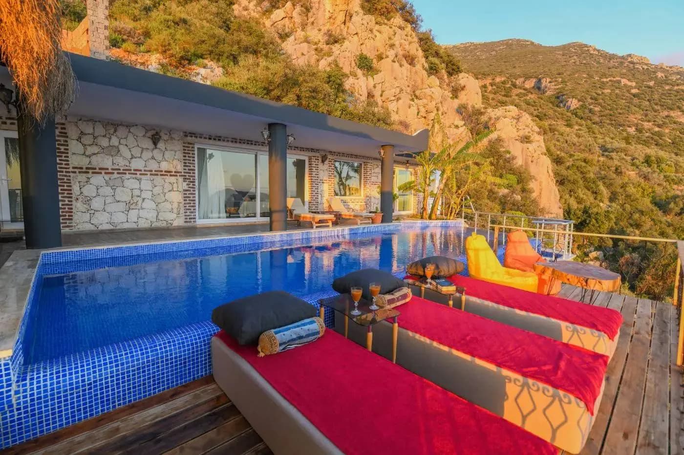 Kalkan Akbel'de Muhteşem Deniz Manzaralı, Özel Havuzlu, 3+1 Villa görsel 3