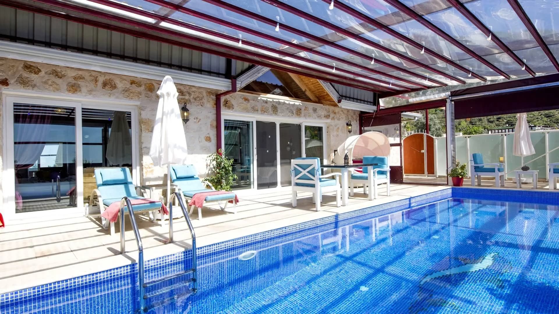 Kaş İslamlar'da Doğa İçerisinde, Özel Havuzlu, Muhafazakar Villa görsel 1