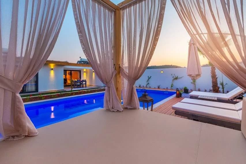 Fethiye Ölüdeniz'de Çekirdek Ailelere Uygun, Özel Havuzlu, Kiralık Villa görsel 2