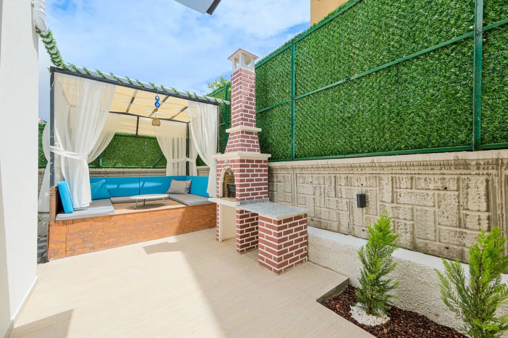 Fethiye Karagedik'te Merkezi Konumda, Özel Havuzlu, Modern Villa görsel 2
