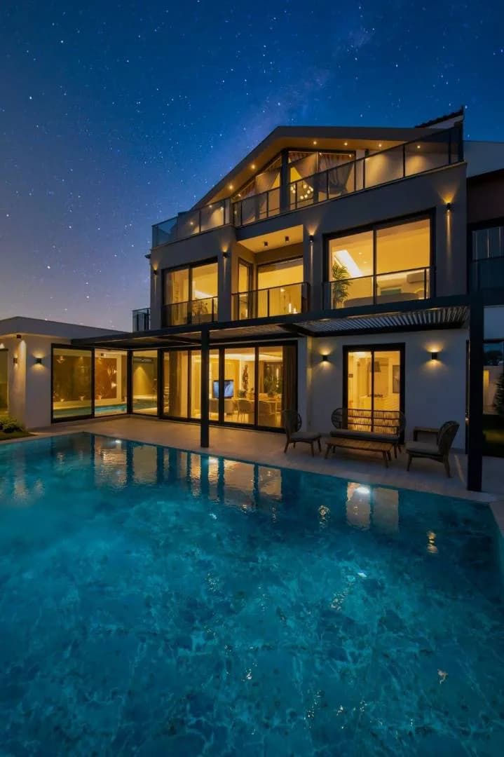 Fethiye Ölüdeniz'de Doğa İçerisinde, Özel Havuzlu, 6 Kişilik Villa görsel 1