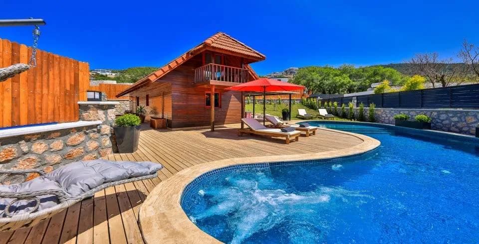 Kaş Sarıbelen'de Gözlerden Uzak, Özel Havuzlu, 5 Kişilik Villa görsel 1