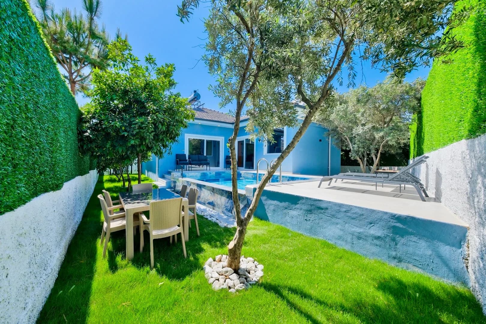 Muğla Fethiye'de Ferah ve Konforlu, Özel Havuzlu, Kiralık Villa görsel 2