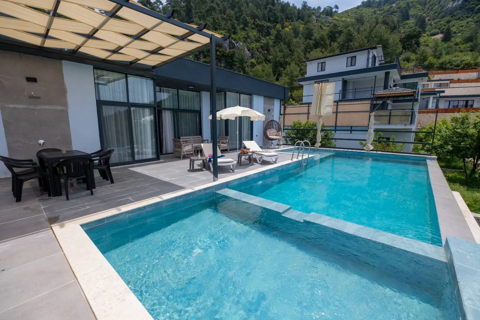 Kaş İslamlar'da Enfes Doğa Manzaralı, Özel Havuzlu, 3+1 Villa görsel 1