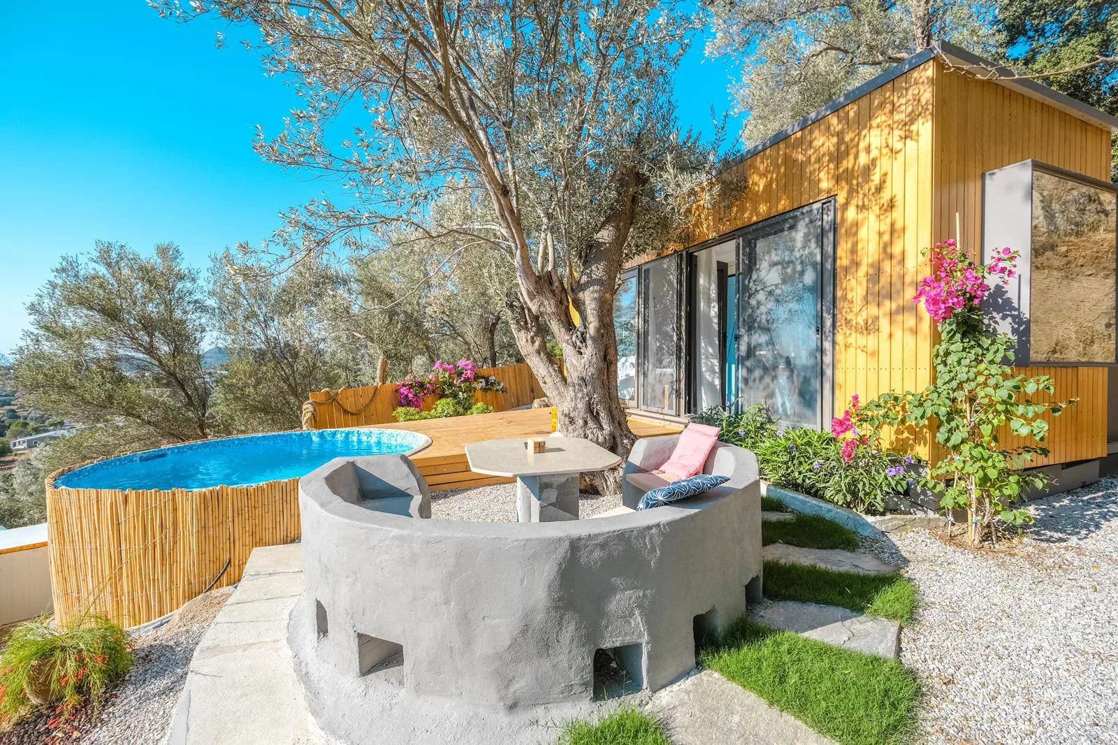 Bodrum Yakaköy'de Sakin Konumda, Özel Havuzlu, Tiny House görsel 1