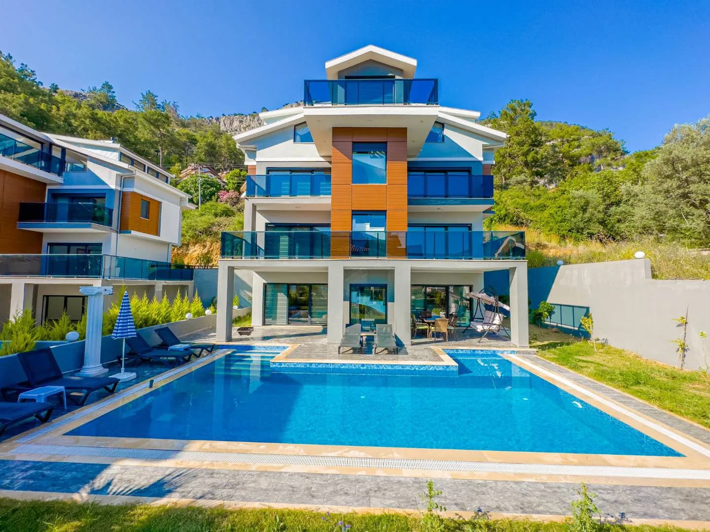 Fethiye Göcek'te Geniş Ailelere Uygun, Özel Havuzlu, Lüks Villa görsel 3