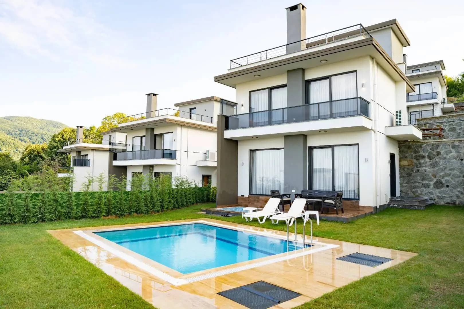 Sapanca Güldibi'nde Doğa İle İç İçe, Özel Havuzlu, Modern Villa görsel 1