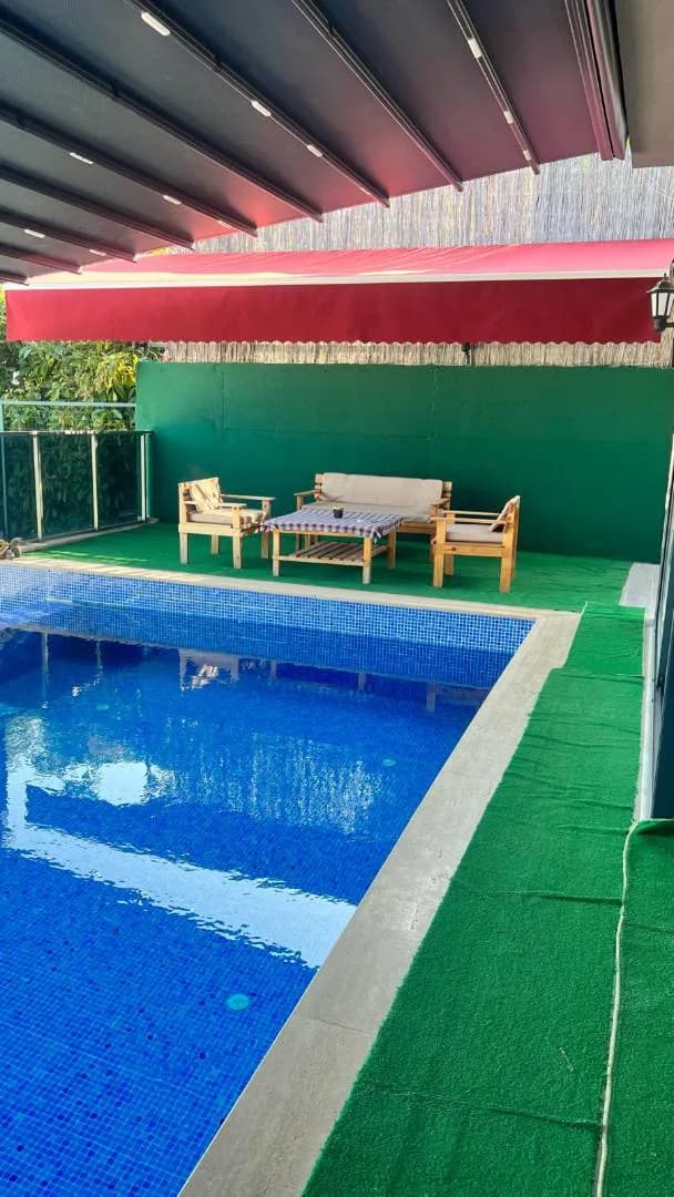 Alanya Büyükhasbahçe'de Huzurlu Konumda, Özel Havuzlu, Modern Villa görsel 2