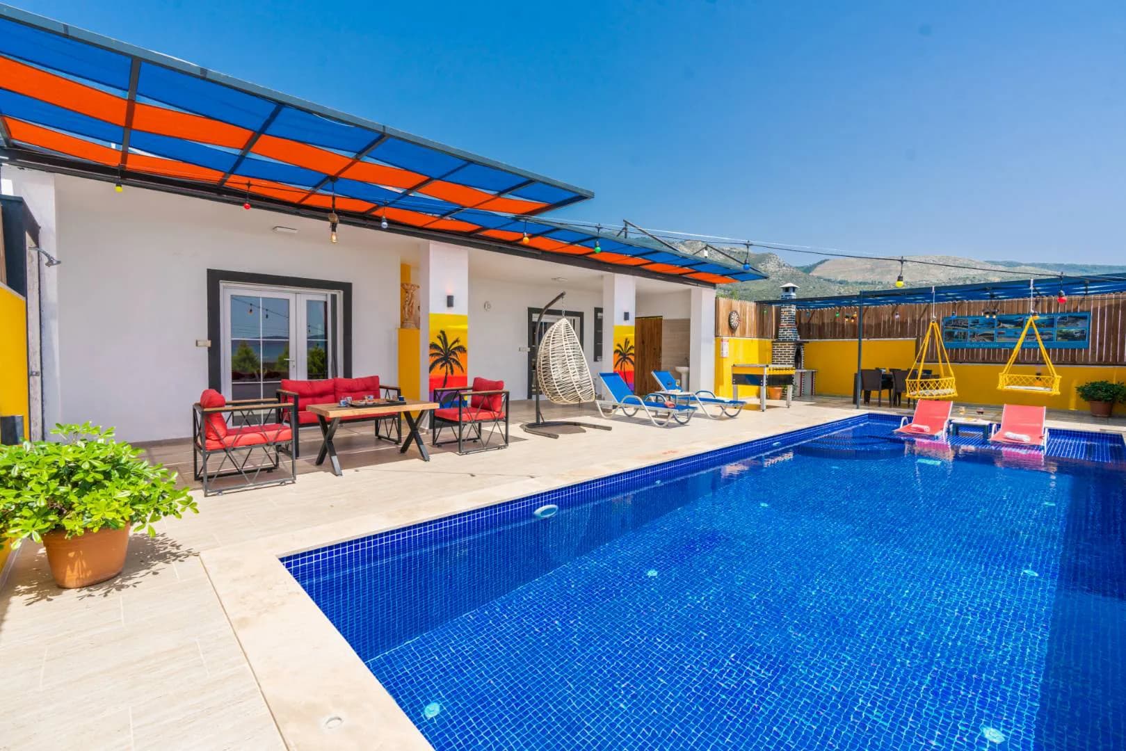 Kaş Çayköy'de Çocuk Oyun Alanlı, Özel Havuzlu, Jakuzili Villa görsel 1