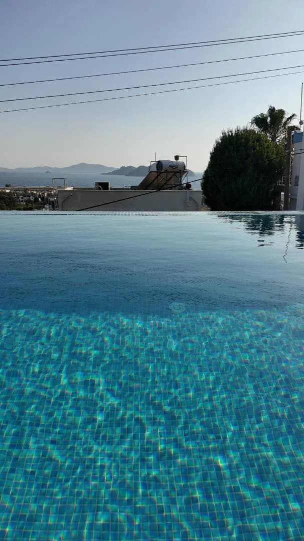 Bodrum Peksimet'te Enfes Deniz Manzaralı, Özel Havuzlu, Kiralık Villa görsel 2