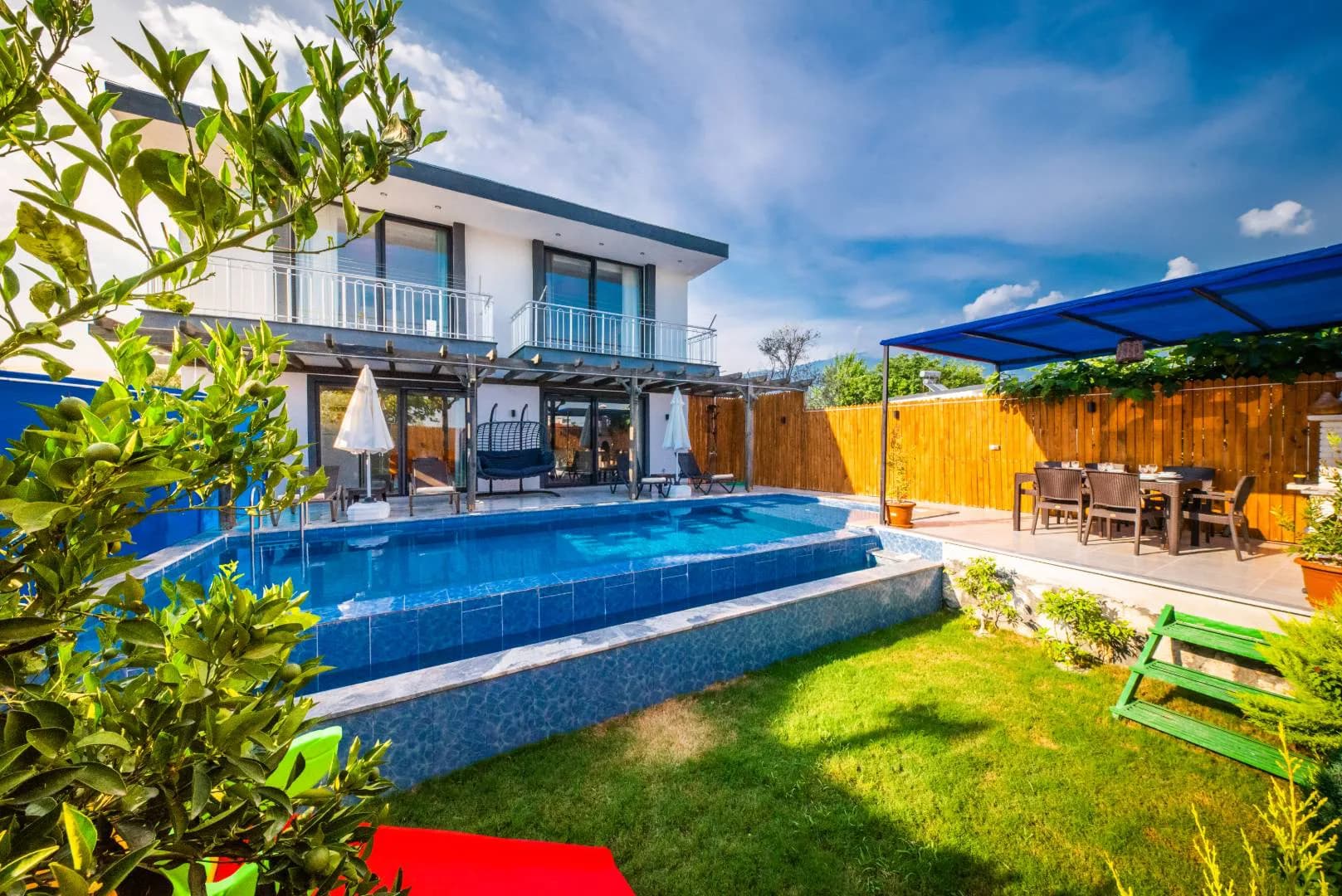 Kaş Çavdır'da Modern Tasarımlı, Özel Havuzlu, Ferah Villa görsel 1