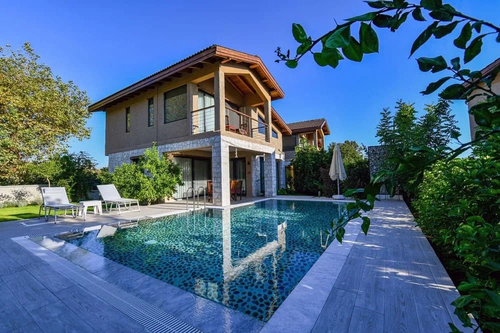 Fethiye'de Portakal Ağaçlarının Arasında, Özel Havuzlu, Kiralık Villa görsel 1