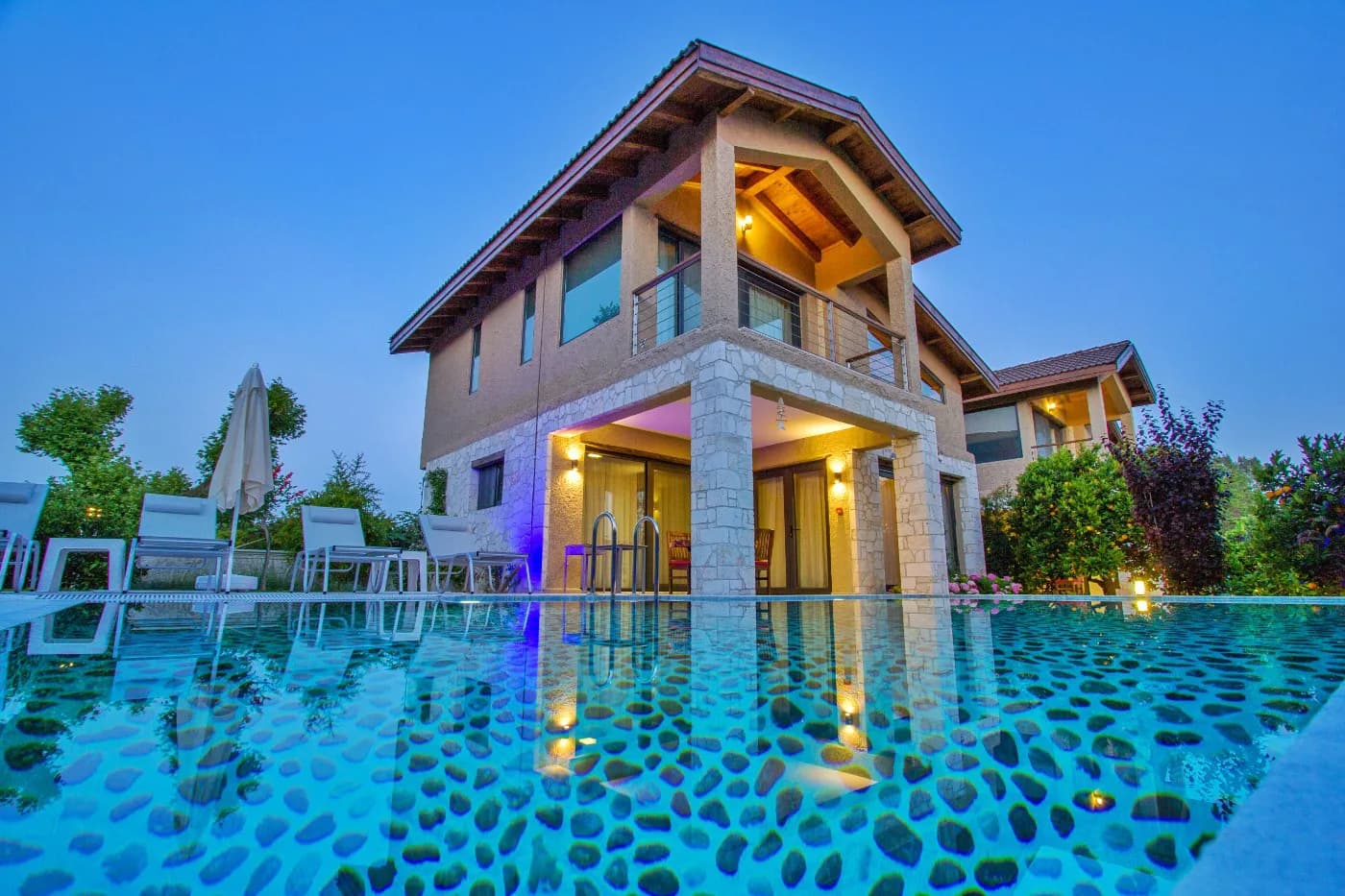 Fethiye'de Portakal Ağaçlarının Arasında, Özel Havuzlu, Kiralık Villa görsel 2
