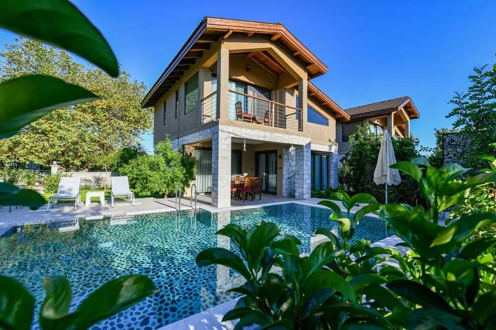 Fethiye'de Portakal Ağaçlarının Arasında, Özel Havuzlu, Kiralık Villa görsel 3