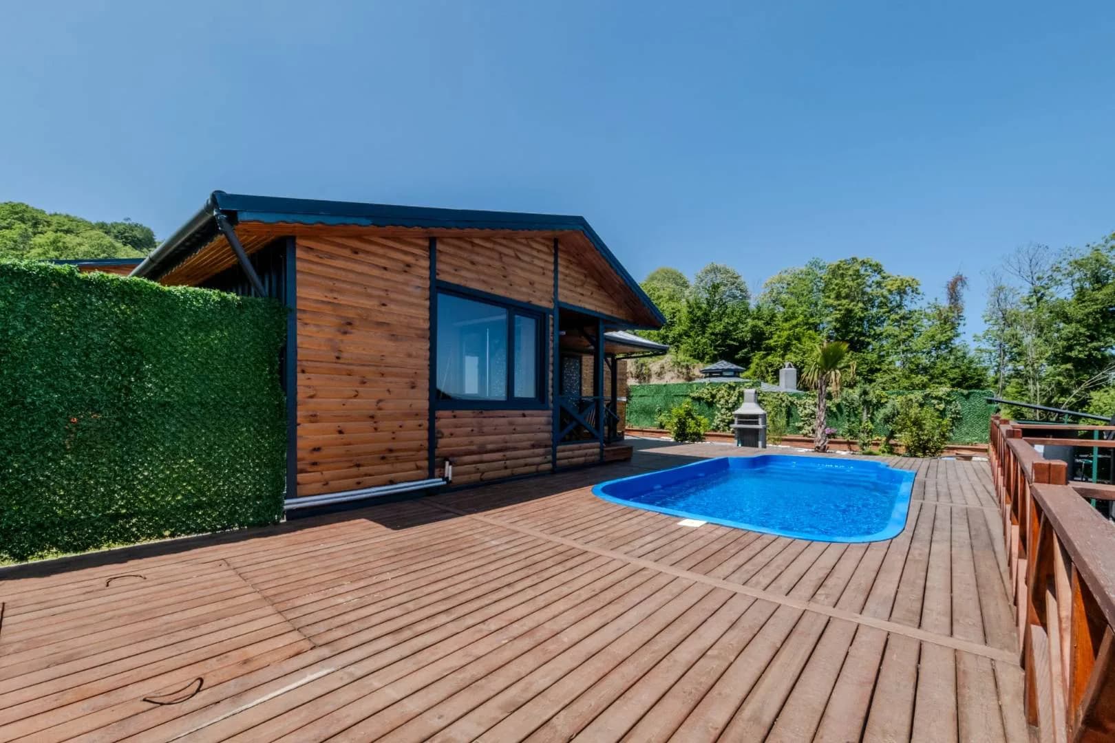 Sapanca Nailiye'de Muhteşem Doğada, Isıtmalı Havuzlu, 1+1 Villa görsel 3