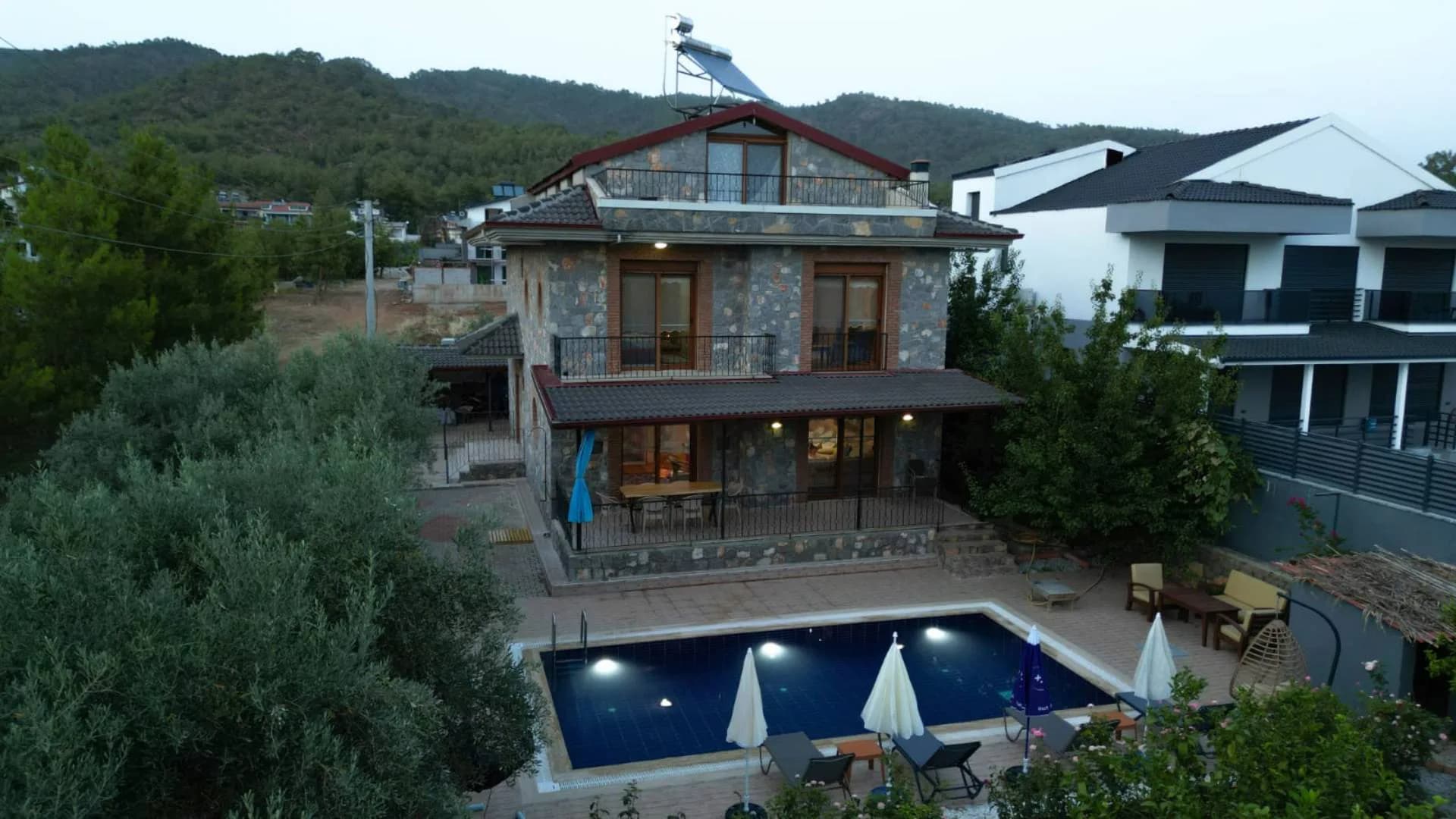 Fethiye Çiftlik'te Sakin Konumda, Özel Havuzlu, Konforlu Villa görsel 1