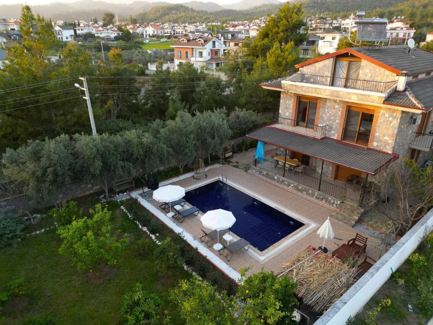 Fethiye Çiftlik'te Sakin Konumda, Özel Havuzlu, Konforlu Villa görsel 2
