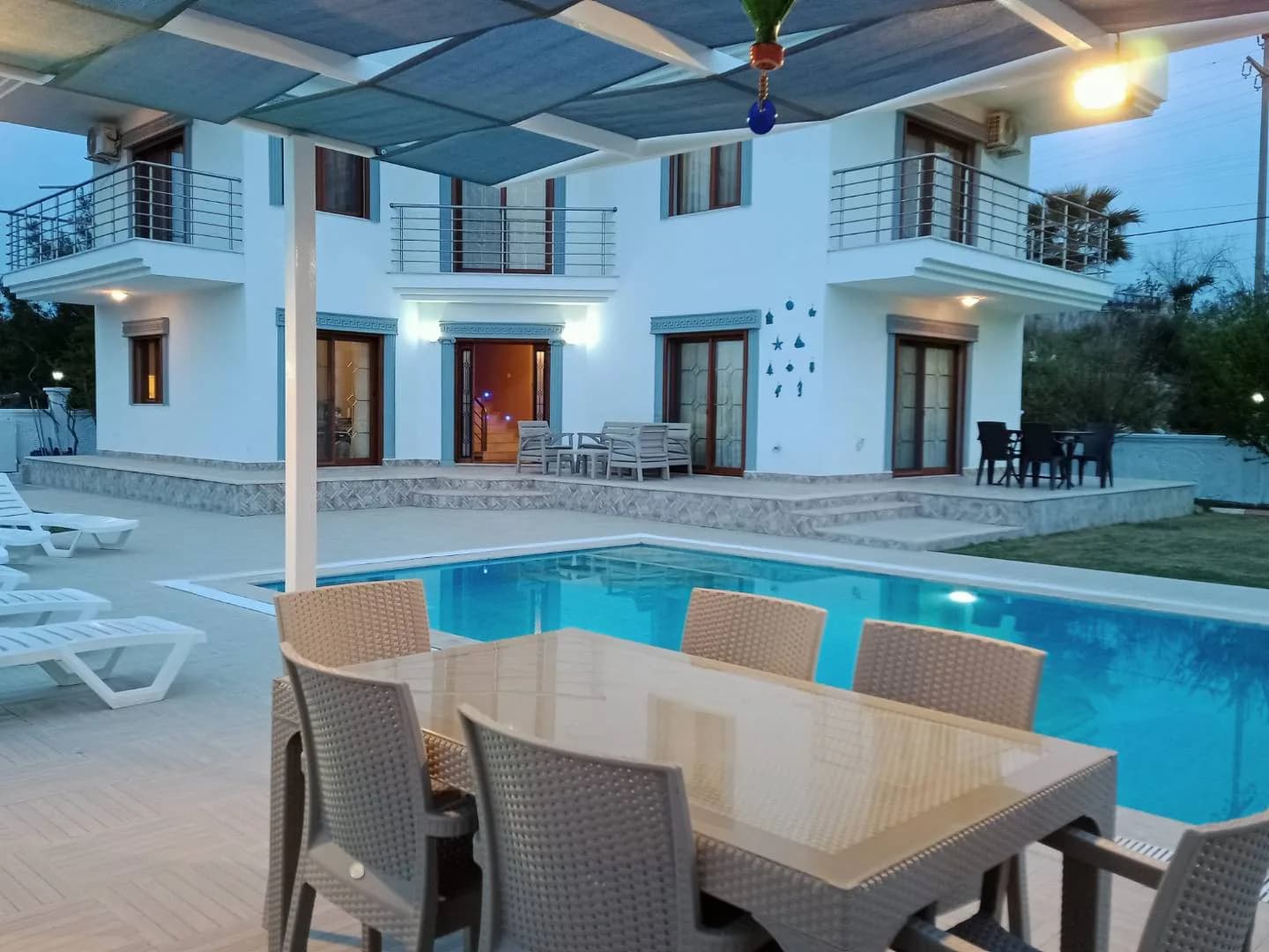 Didim Ak-Yeniköy'de Kalabalık Ailelere Uygun, Özel Havuzlu, Lüks Villa görsel 2
