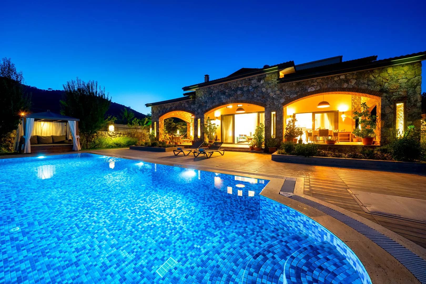 Fethiye Kayaköy'de Doğa İçerisinde, Özel Havuzlu, Modern Lüks Villa görsel 2