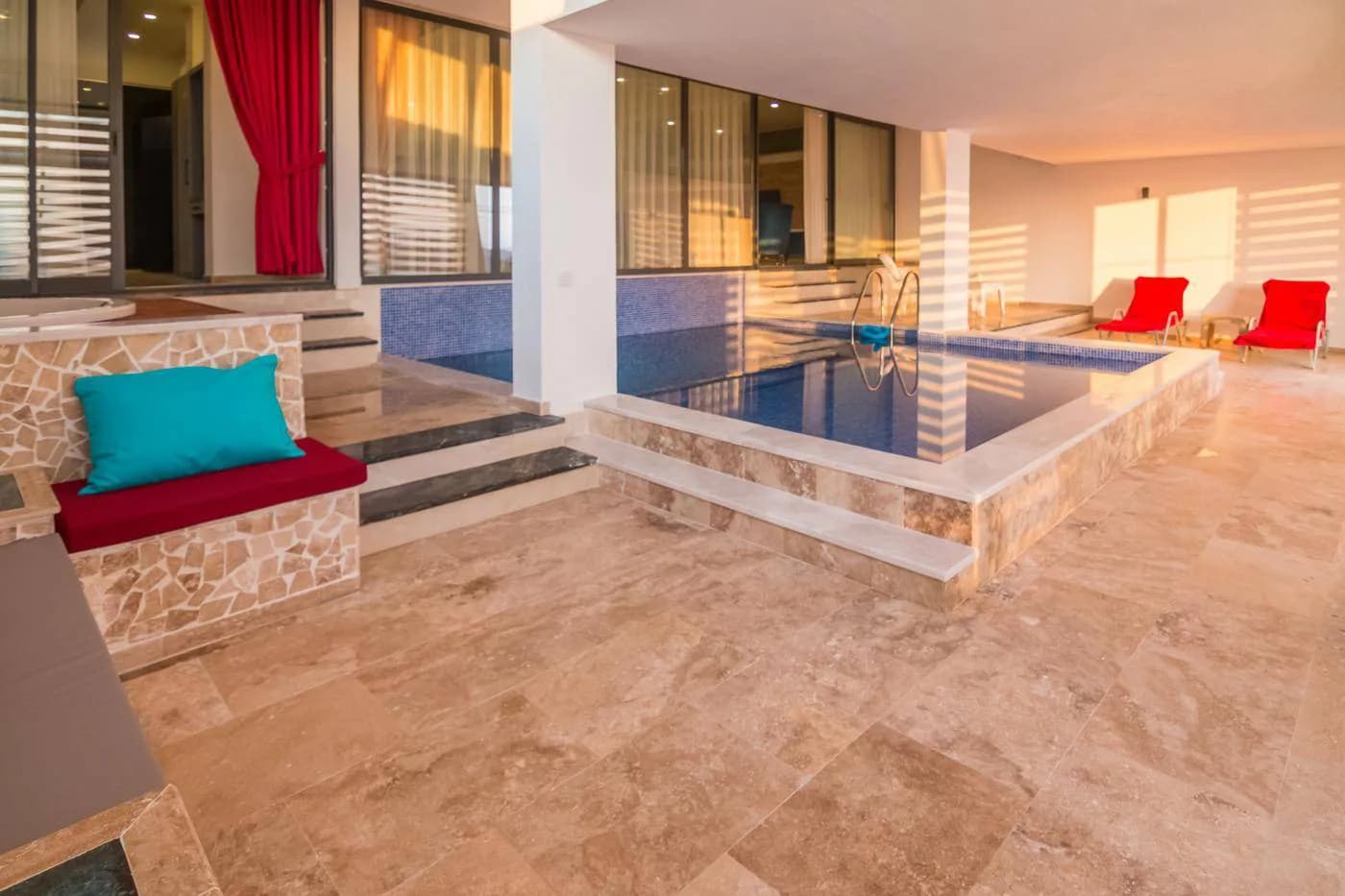 Kaş Kördere'de Balayı Çiftlerine Uygun, Özel Havuzlu, Kiralık Villa görsel 2