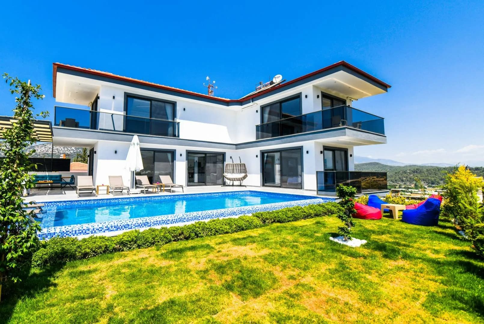 Kalkan Kınık'ta Yemyeşil Doğa İçerisinde, Özel Havuzlu, Kiralık Villa görsel 1