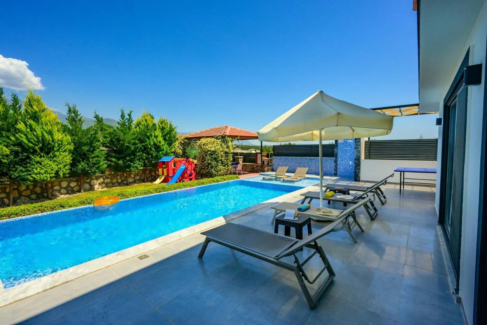 Kalkan Kınık'ta Yemyeşil Doğa İçerisinde, Özel Havuzlu, Kiralık Villa görsel 2