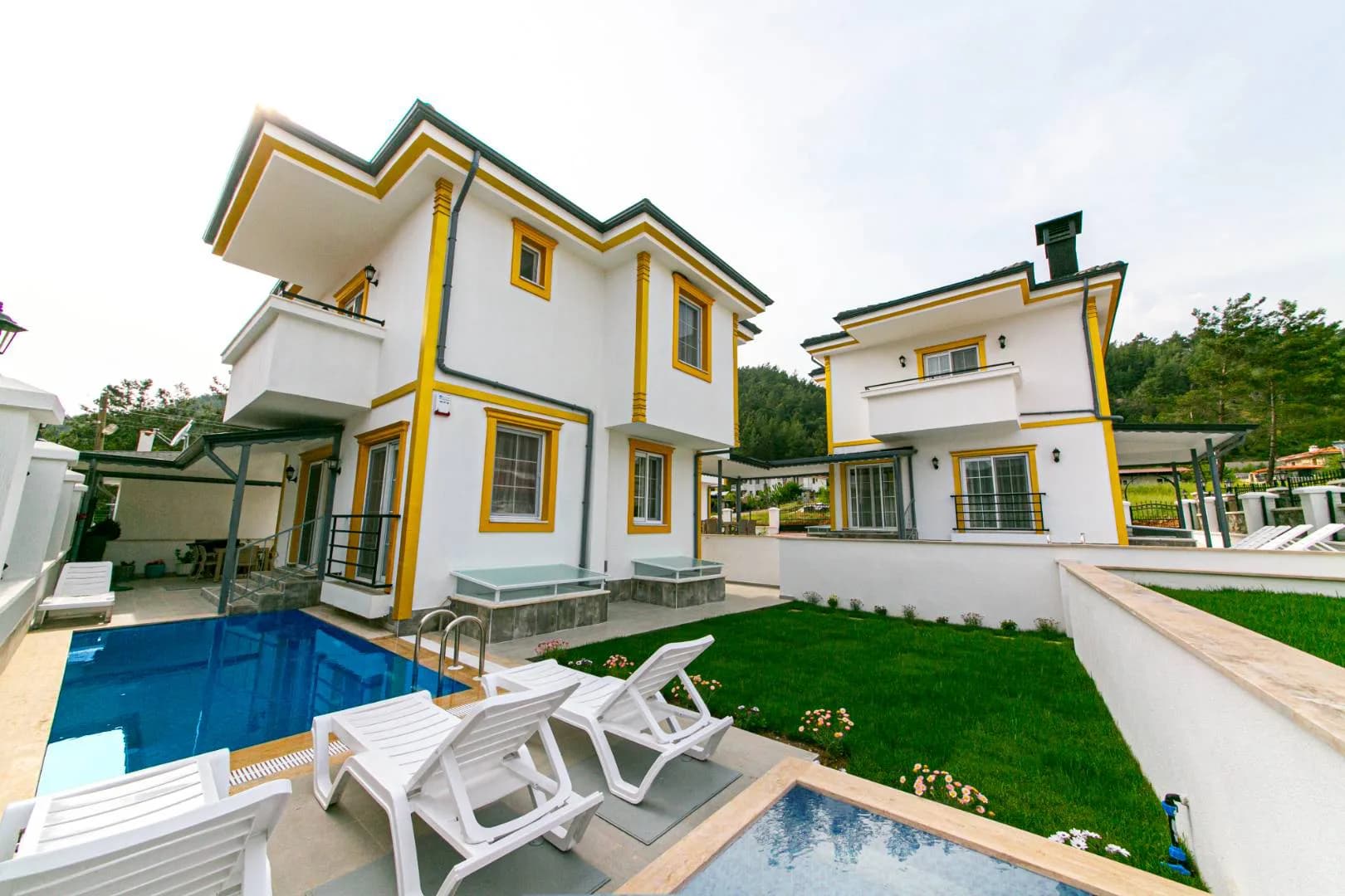 Marmaris Çetibeli'nde Benzersiz Doğada, Özel Havuzlu, Lüks Villa görsel 1