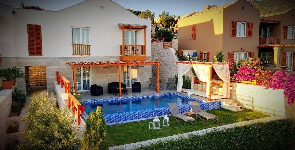 Kaş Kalkan'da Minimal Tasarımlı, Özel Havuzlu, Kiralık Villa görsel 1