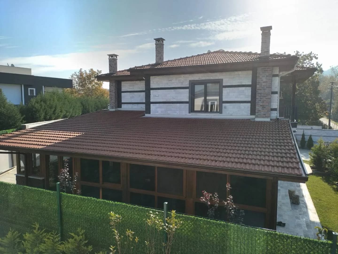 Sapanca'da Kalabalık Aileler İçin Uygun, Kapalı Havuzlu, Modern Villa görsel 3